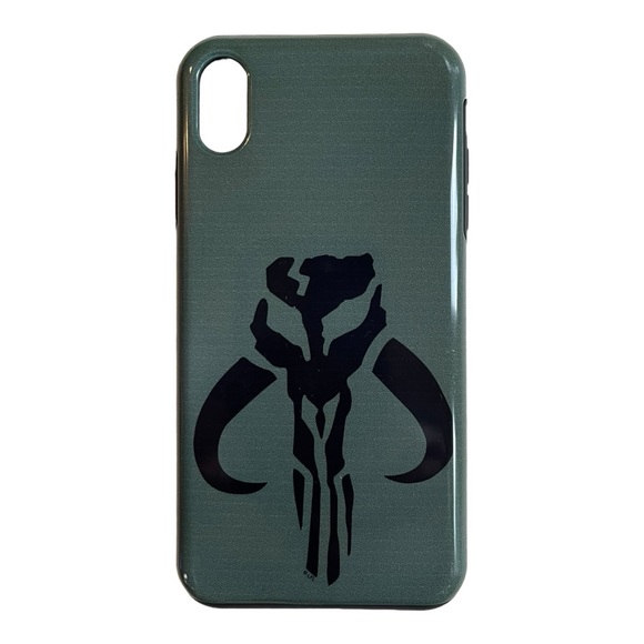 Funda con póster para iPhone 14 Pro Max Star Wars The Mandalorian y Grogu Sunset - Yaxa